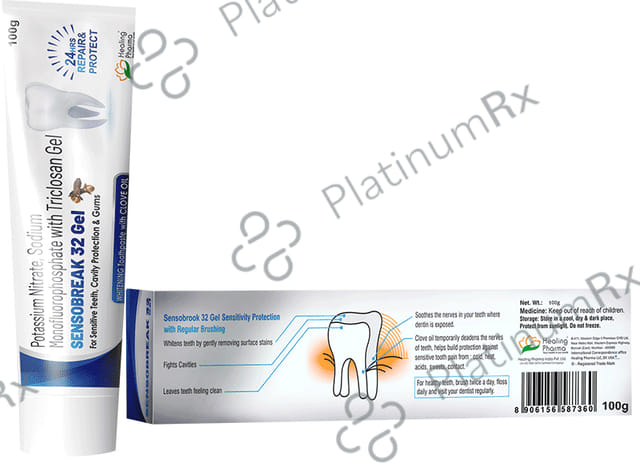 Sensobreak 32 Toothpaste Gel 100gm