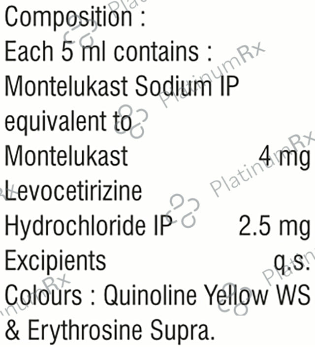 Maxtra LM 2.5/4mg Syrup 30ml