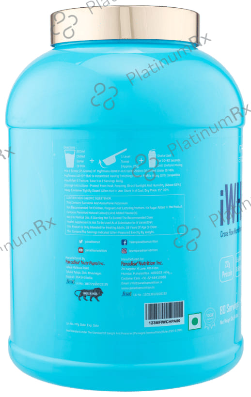 Myfitness iWhey - H2O Powder Chocolate Paradise 2 kg