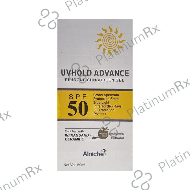 Uvhold Advance Silicon Sunscreen SPF 50 PA++++ Gel 50ml