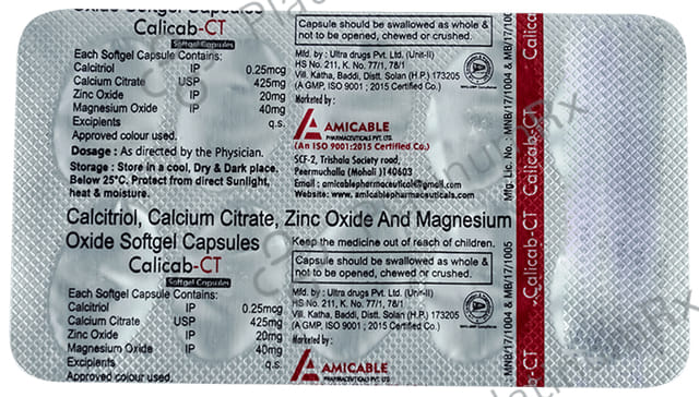 Calicab CT Softgel Capsule 10s