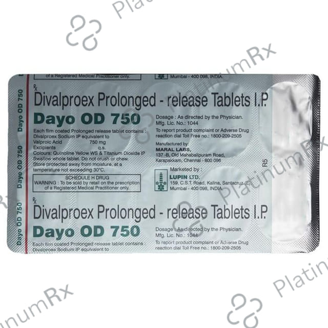 Dayo OD 750mg Tablet PR 10s