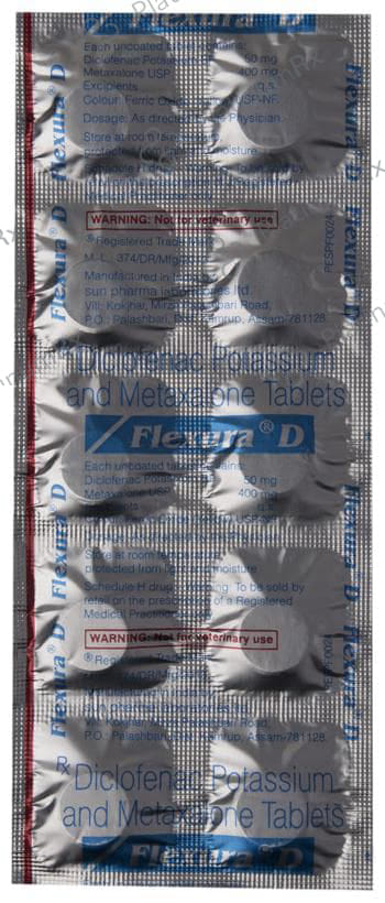 Flexura D 50/400mg Tablet 10s