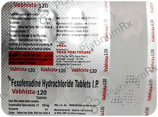 Vabhista 120mg Tablet