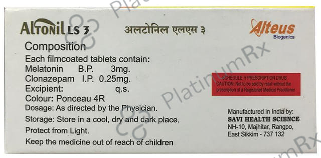 Altonil LS 3/0.25mg Tablet 10s