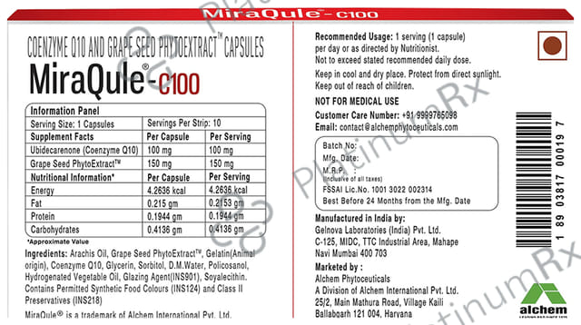 Miraqule C 100 Capsule