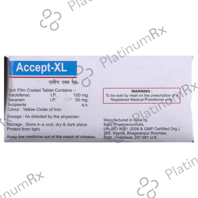 Accept XL 100/50mg Tablet 10s