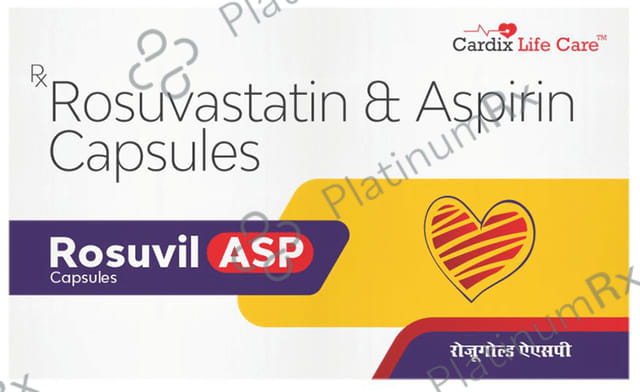 Rosuvil ASP 10/75mg Capsule 10s