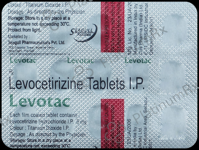 Levotac 5mg Tablet 10 Tablet
