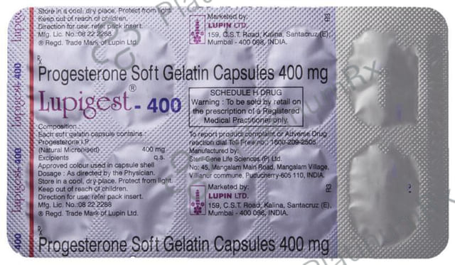 Lupigest 400 Soft Gelatin Capsule