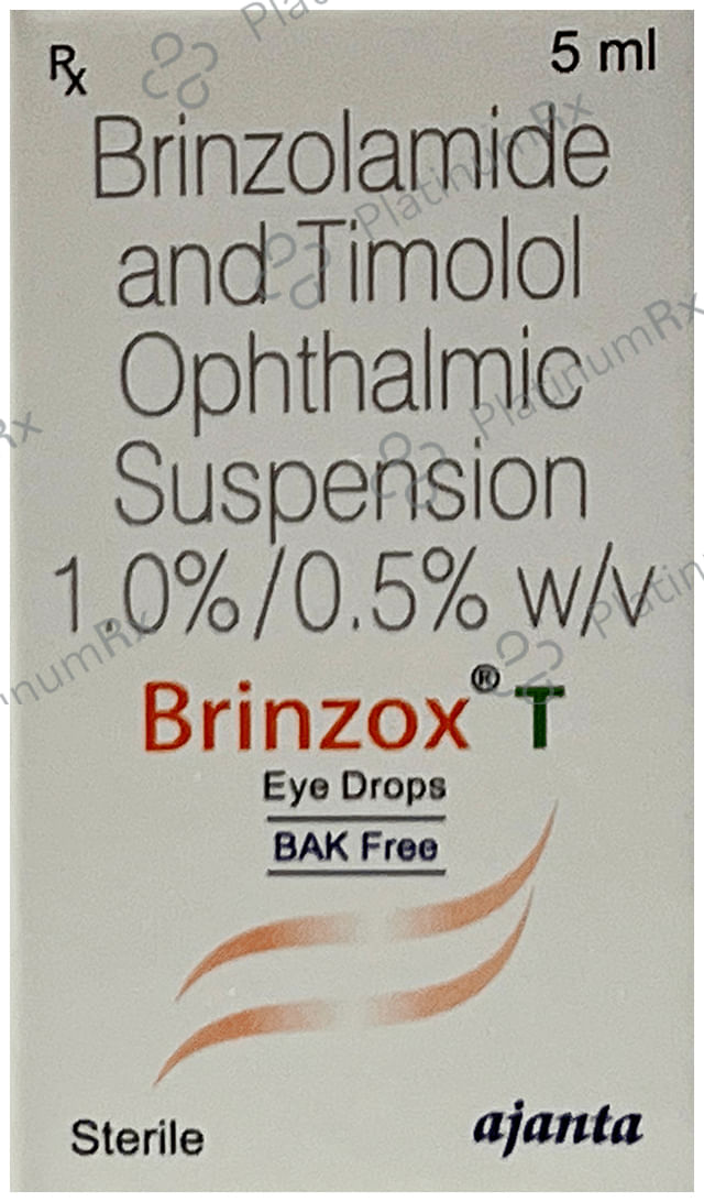 Brinzox T BAK Free Eye Drop 5ml
