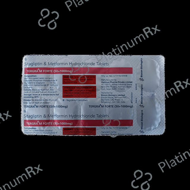 Tergra M Forte 50/1000mg Tablet 10s