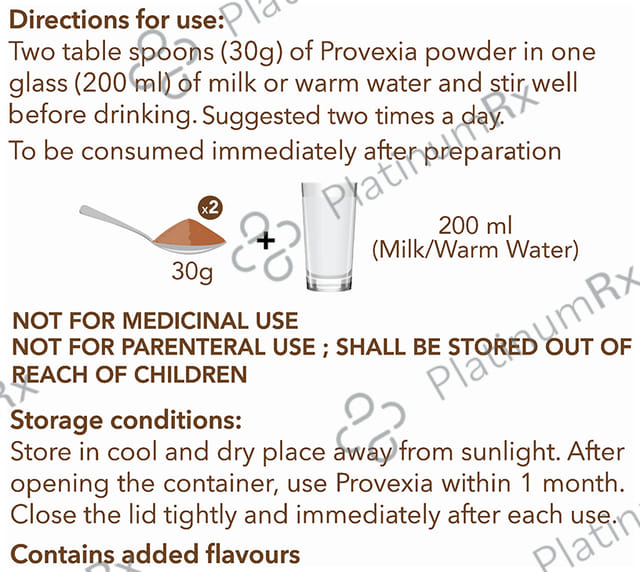 Evexia Provexia with Vitamins & Fibre Flavour Chocolate Powder 200 gm