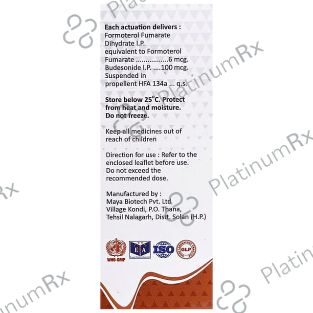 Foraprl 100/6mcg Inhaler 120MDI