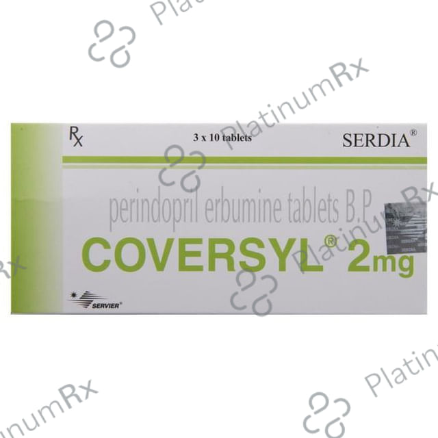 Coversyl 2mg Tablet 10s