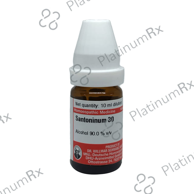 Dr Willmar Schwabe Germany Santoninum Dilution 30