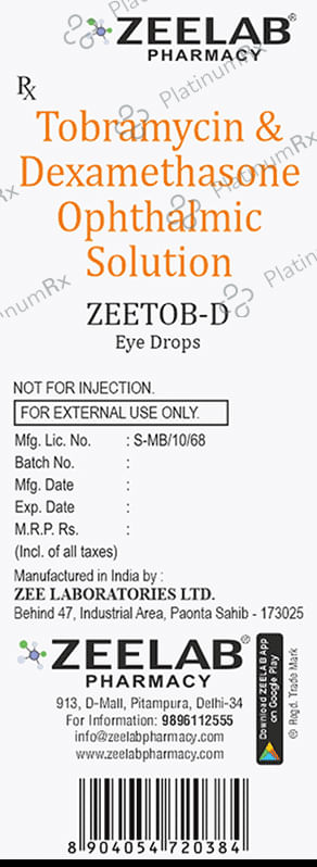 Zeetob-D Eye Drop