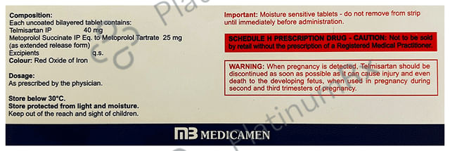 Affotel Beta 25/40mg Tablet ER 10s