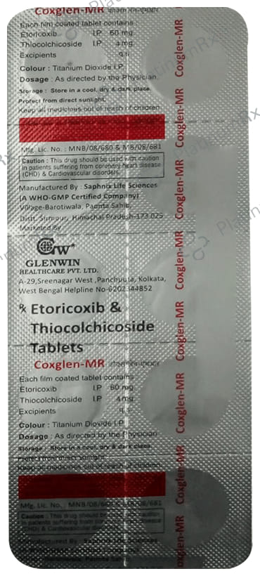 Coxglen MR 60/4mg Tablet 10s