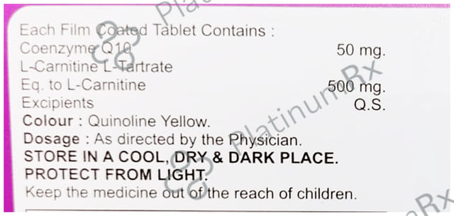 Numulti Q10 50/500mg Tablet 10s