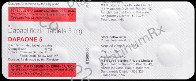 Dapaone 5mg Tablet 10s
