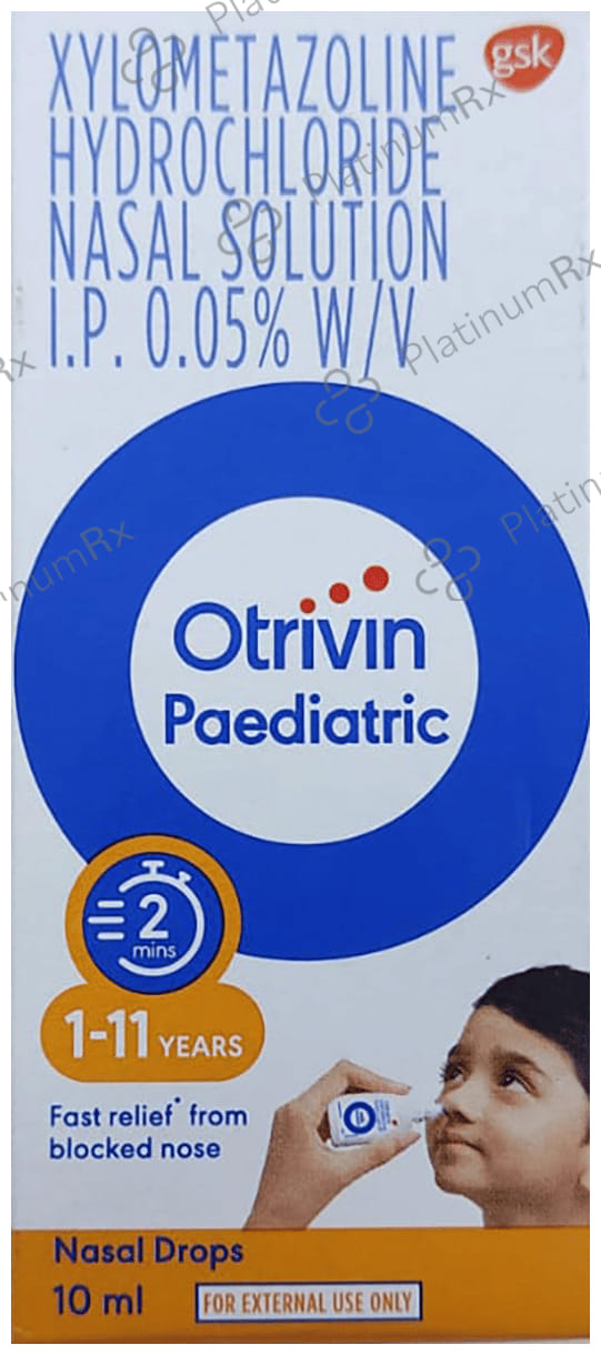 Otrivin 0.05% Paediatric Nasal Drop 10ml