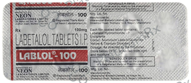 Lablol 100mg Tablet 10s