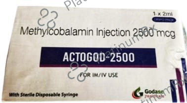Actogod 2500mcg Injection 2ml