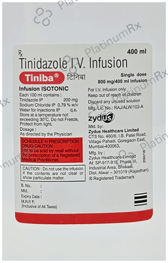 Tiniba 800mg Infusion 400ml