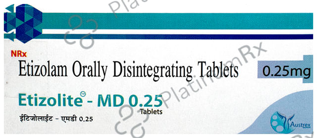 Etizolite-MD 0.25 Tablet