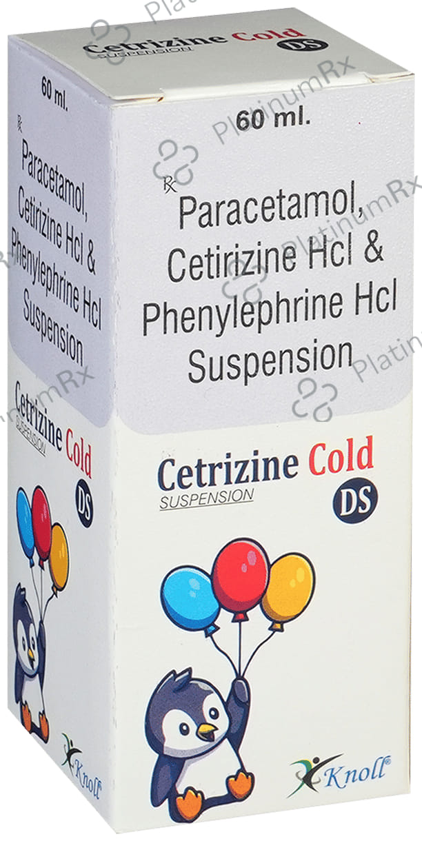 Cetrizine Cold DS Syrup 60ml