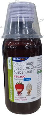 Fevago 120mg Oral Suspension Strawberry & Vanilla