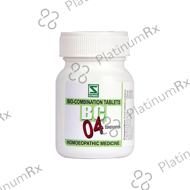 Dr Willmar Schwabe India Bio-Combination 04 (BC 04) Tablet 20 gm