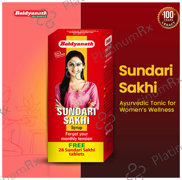 Baidyanath Sundari Sakhi - For Weakness, Hormonal Imbalance & Menstrual Discomfort in Women 200 ml