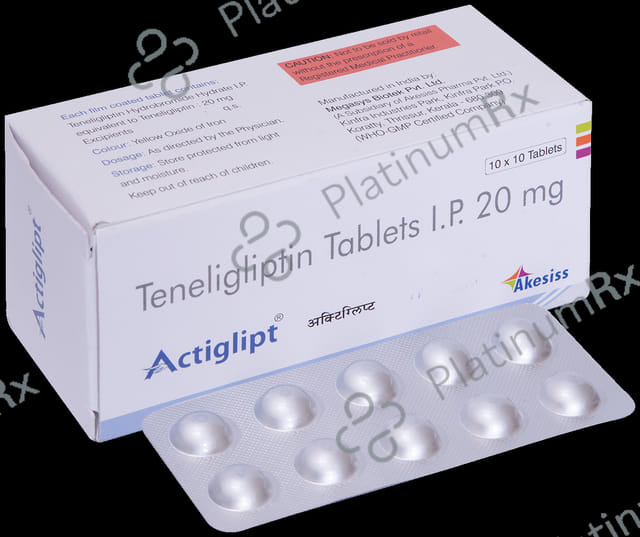 Actiglipt 20mg Tablet 10s