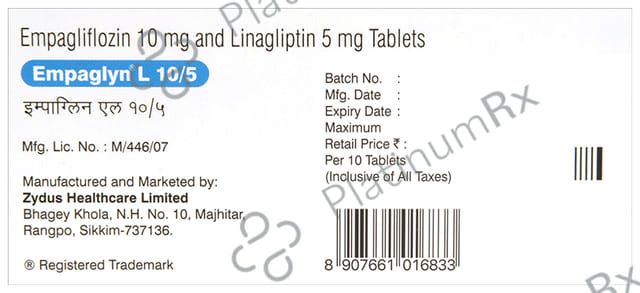 Empaglyn L 10/5mg Tablet 10s