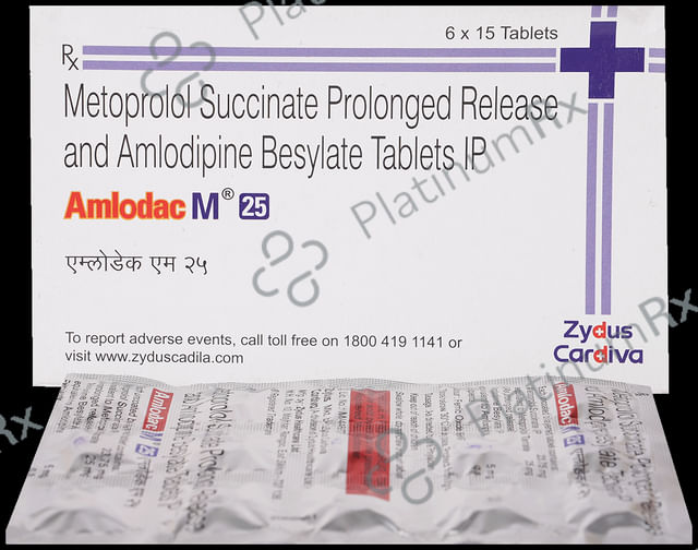 Amlodac M 25/5mg Tablet PR 15s