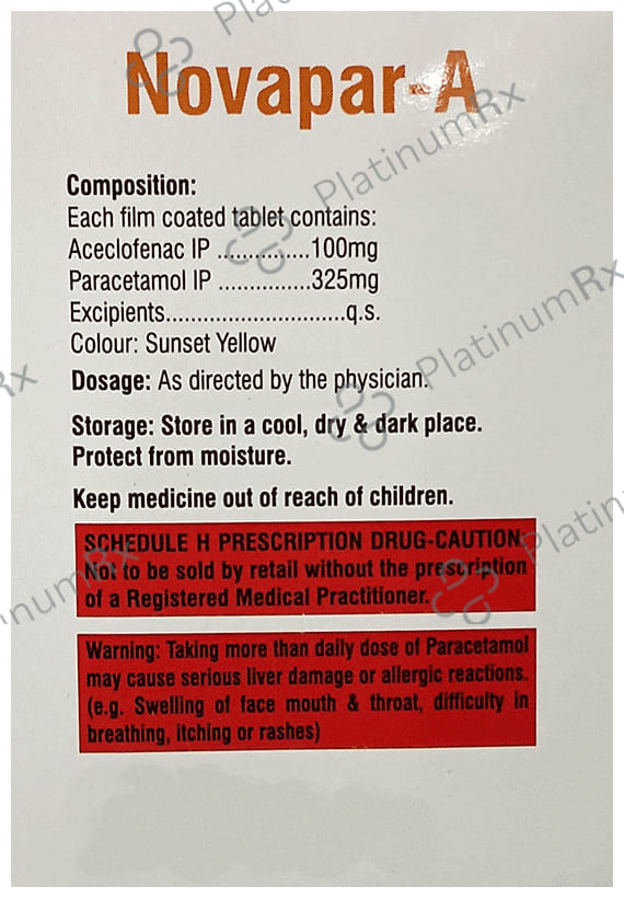 Novapar-A Tablet