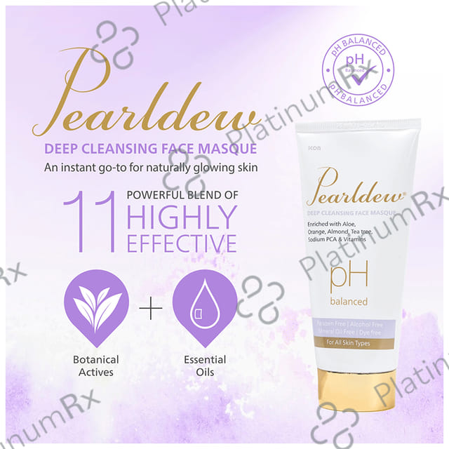 Pearldew pH Balanced Deep Cleansing Face Masque 1 Tube