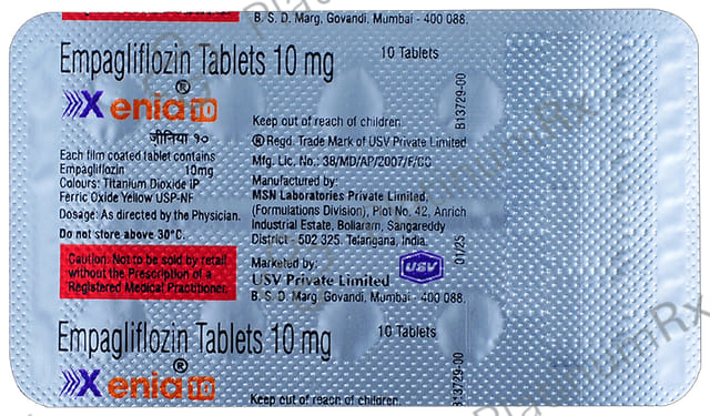 Xenia 10mg Tablet 10s