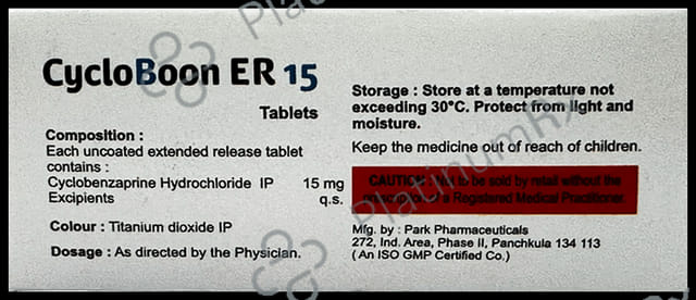 Cycloboon ER 15 Tablet 10s