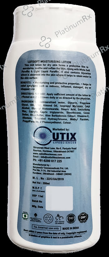 Lufisoft Moisturising Lotion