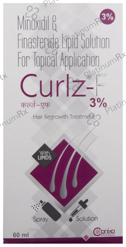 Curlz F 3% Topical Solution 60ml