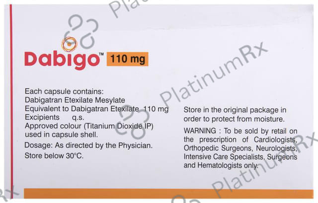 Dabigo 110mg Capsule 10s