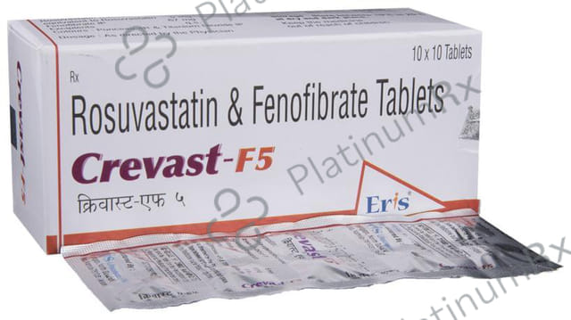Crevast F 5 67/5mg Tablet 10s