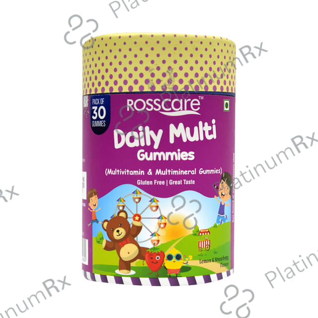 Rosscare Daily Multi Gummies Lemon & Strawberry