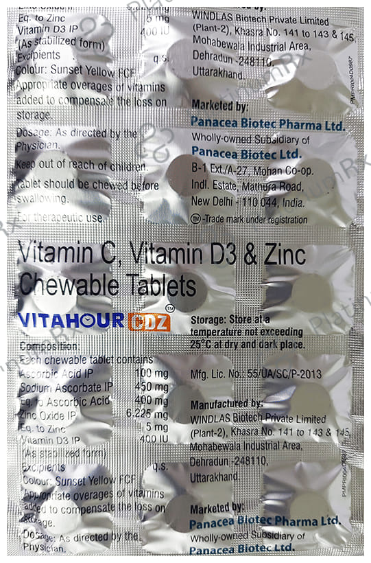 Vitahour CDZ Chewable Tablet 15s