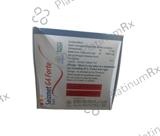 Seizmet G Forte Tablet 4mg/1000mg