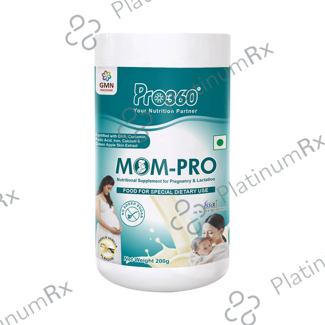 Pro360 Mom Protein Supplement for Pregnancy & Lactation - No Added Sugar - Flavour French Vanilla 200 gm