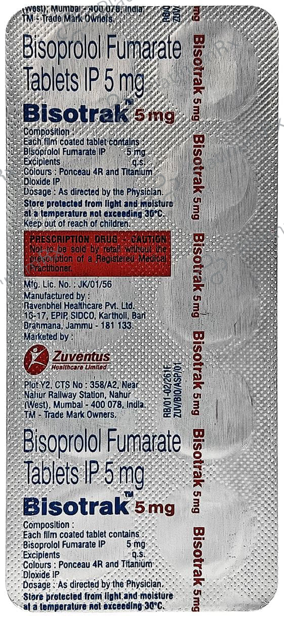 Bisotrak 5mg Tablet 10s
